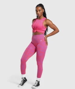DAMES Gymshark Tanktops|T-shirts*Adapt Safari Seamless Drop Arm Faded Tank