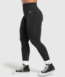 DAMES Gymshark Leggings|Zwarte Leggings*Adapt Safari Seamless Leggings