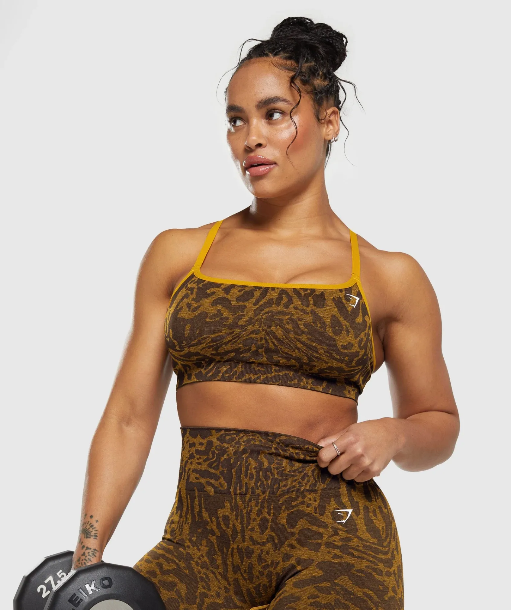 DAMES Gymshark Sport-bh's*Adapt Safari Seamless Sports Bra