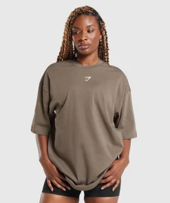 DAMES Gymshark T-shirts*American Muscle Oversized T-Shirt