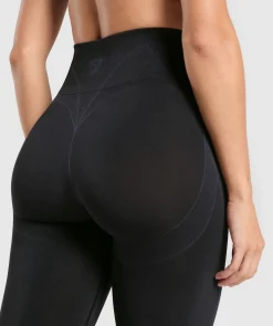 DAMES Gymshark Leggings|Zwarte Leggings*Apex Contrast Leggings
