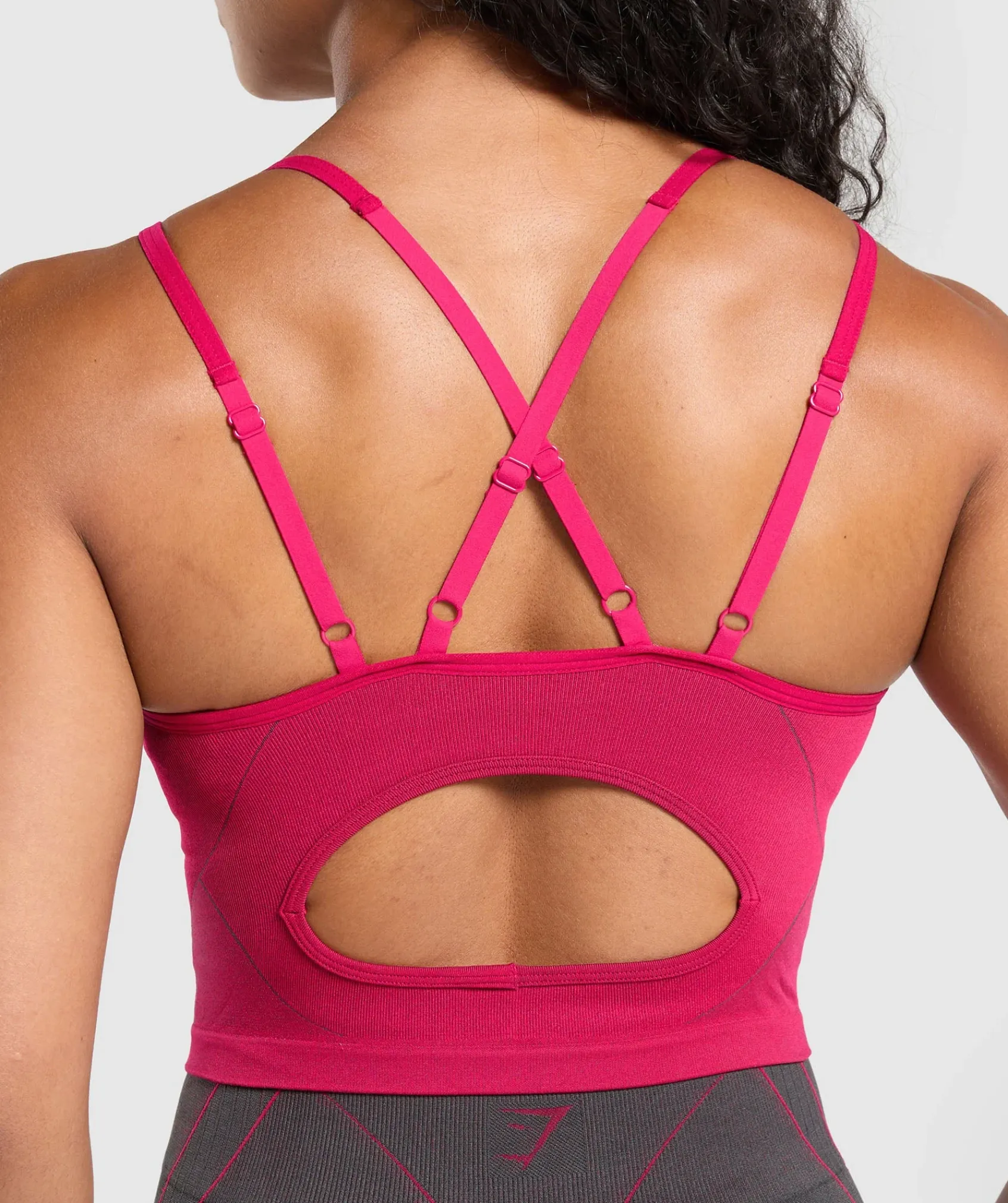 DAMES Gymshark Tanktops*Apex Contrast Tank With Shelf