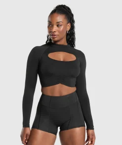 DAMES Gymshark Croptops|T-shirts*Apex Limit Seamless Long Sleeve Crop Top