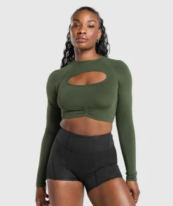 DAMES Gymshark Croptops|T-shirts*Apex Limit Seamless Long Sleeve Crop Top
