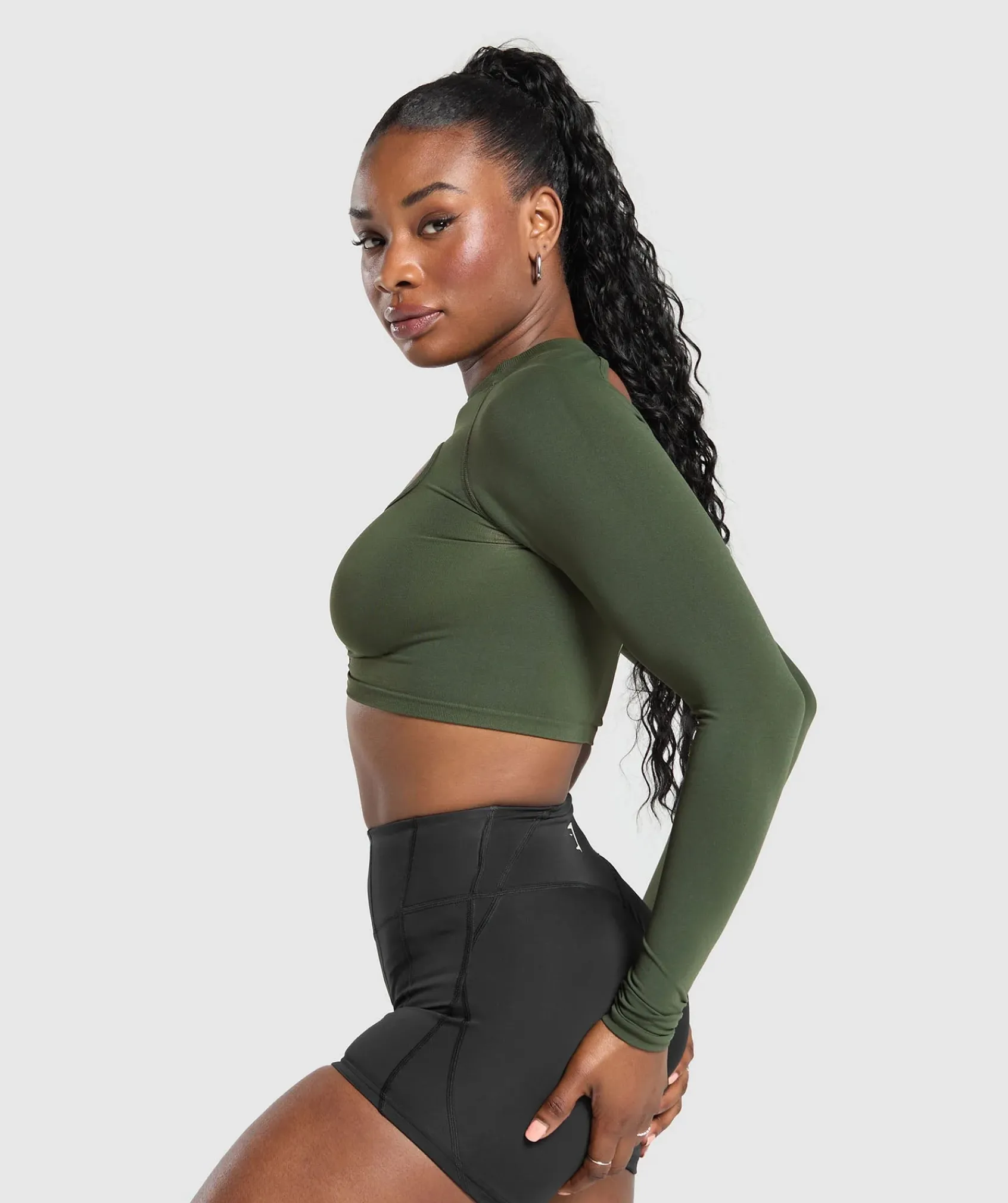 DAMES Gymshark Croptops|T-shirts*Apex Limit Seamless Long Sleeve Crop Top