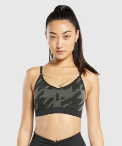 DAMES Gymshark Sport-bh's*Apex Limit Seamless Ruched Sports Bra