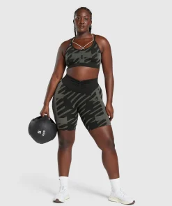 DAMES Gymshark Sport-bh's*Apex Limit Seamless Ruched Sports Bra