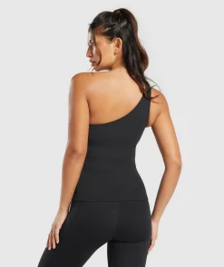 DAMES Gymshark Tanktops|T-shirts*Asymmetric Shelf Tank