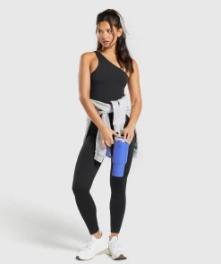 DAMES Gymshark Tanktops|T-shirts*Asymmetric Shelf Tank