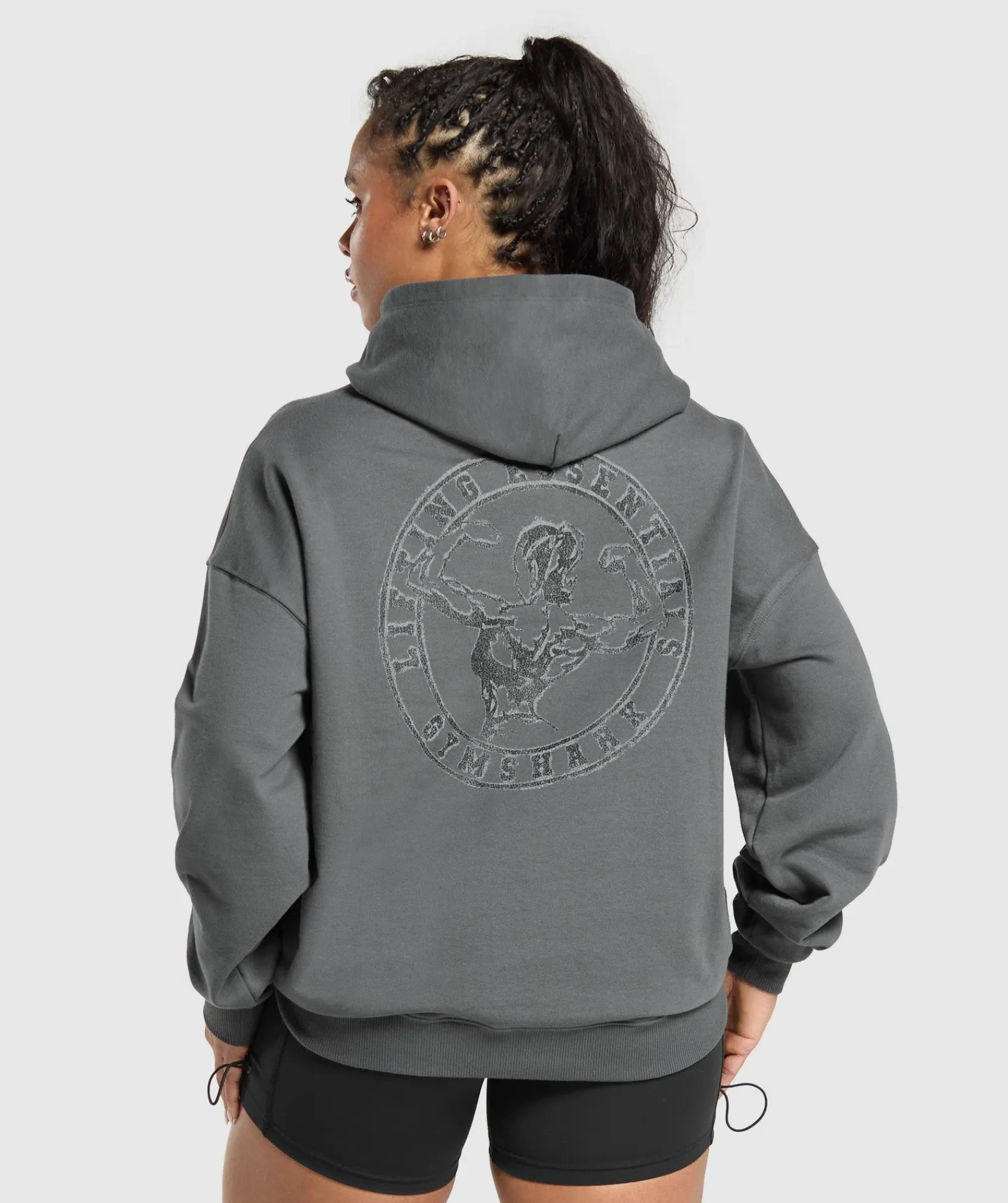 DAMES Gymshark Hoodies & Truien*Back Gains Graphic Hoodie