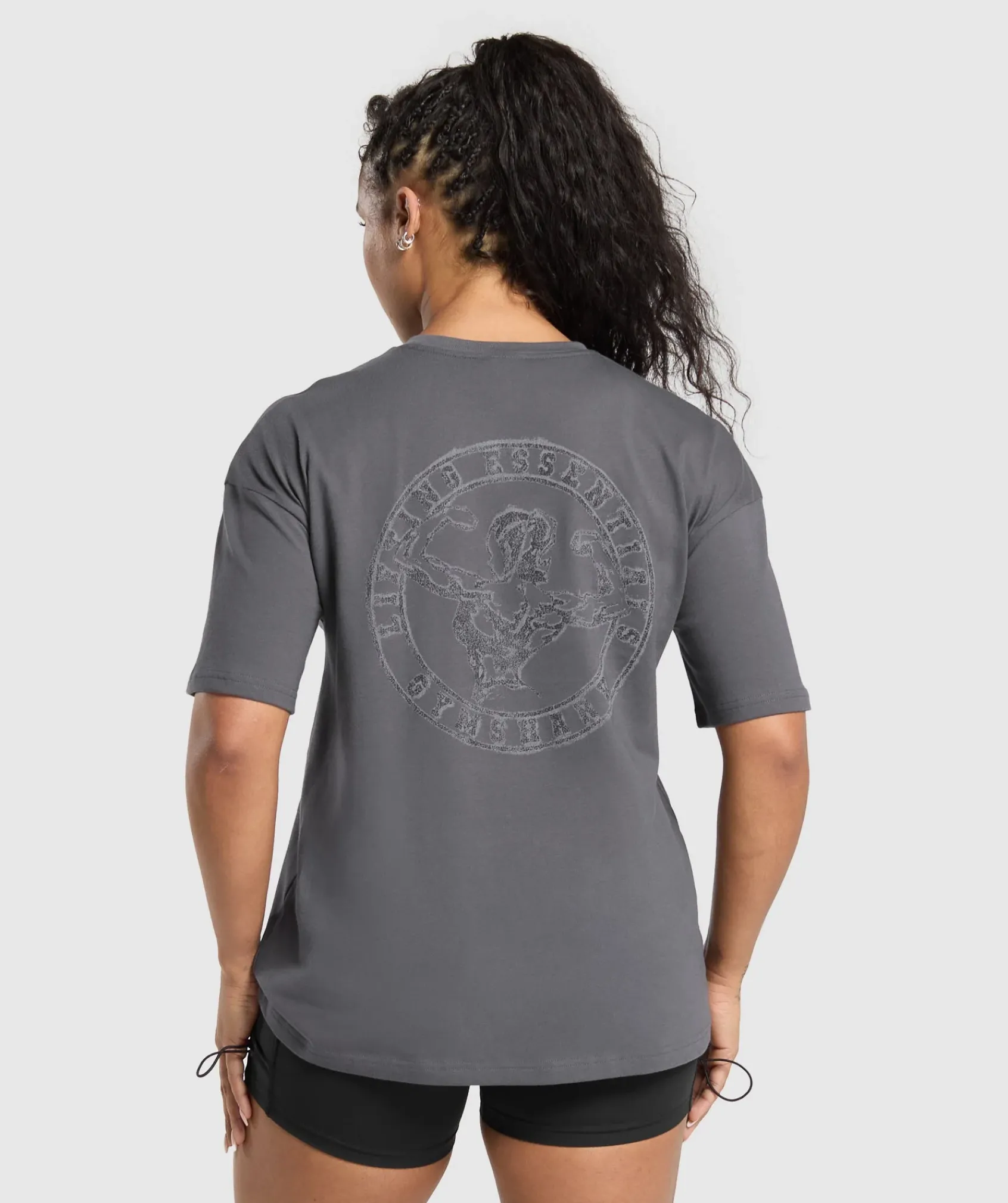 DAMES Gymshark T-shirts*Back Gains Graphic Oversized Tee