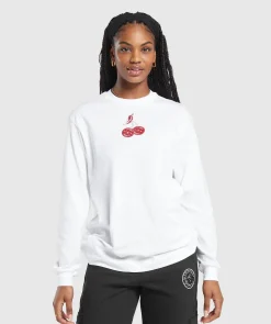 DAMES Gymshark Bedekkende Sportkleding|T-shirts*Barbell Cherries Long Sleeve Top