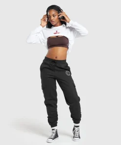 DAMES Gymshark Bedekkende Sportkleding|T-shirts*Barbell Cherries Long Sleeve Top