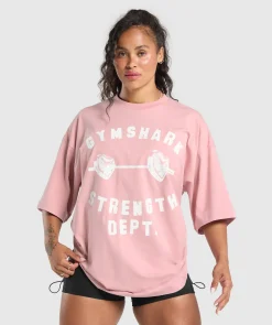 DAMES Gymshark T-shirts*Barbell Hearts Oversized T-Shirt