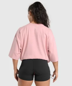 DAMES Gymshark T-shirts*Barbell Hearts Oversized T-Shirt