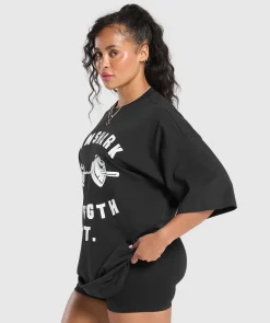 DAMES Gymshark T-shirts*Barbell Hearts Oversized T-Shirt