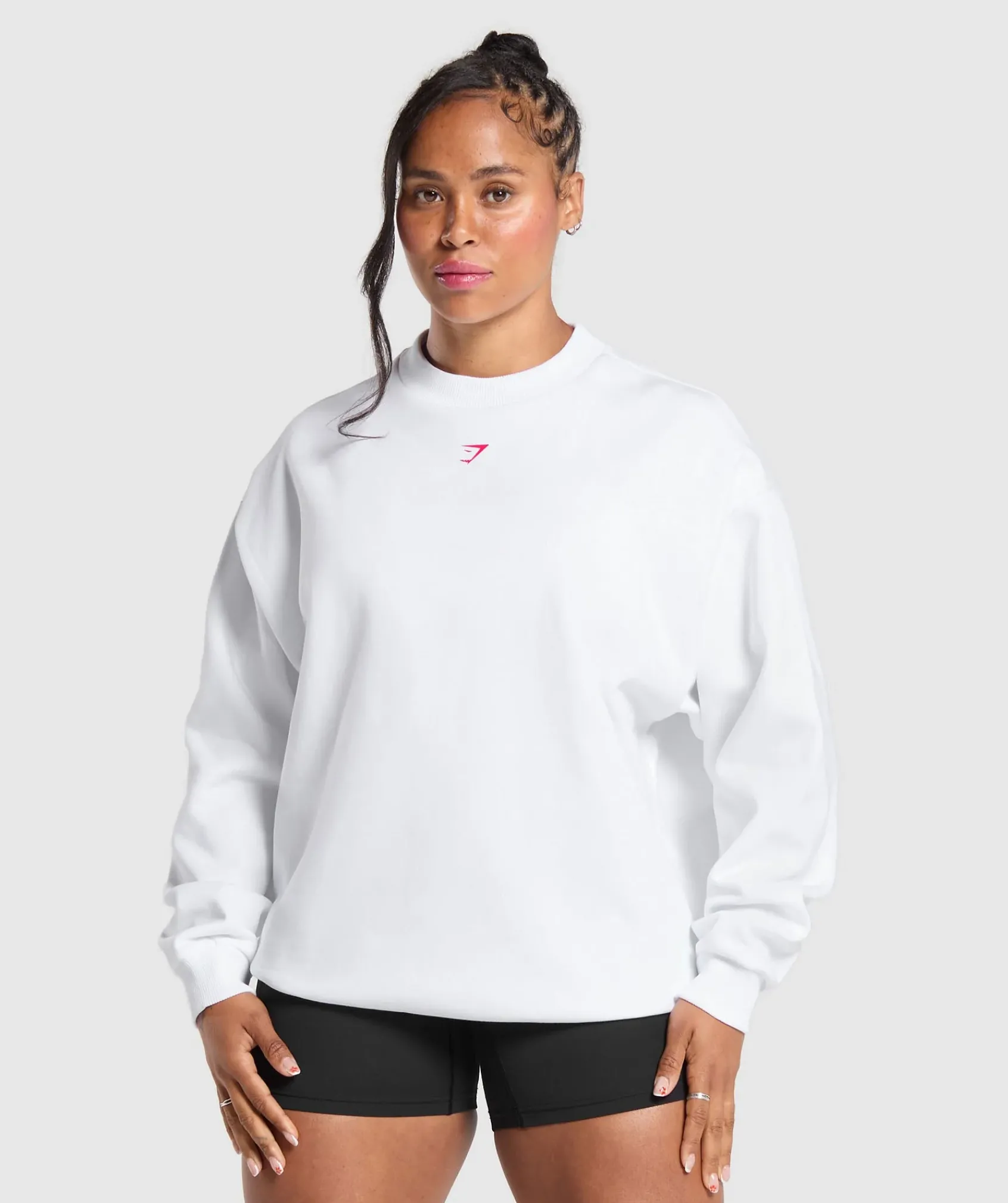 DAMES Gymshark Bedekkende Sportkleding|Hoodies & Truien*Barbell Hearts Oversized Sweatshirt