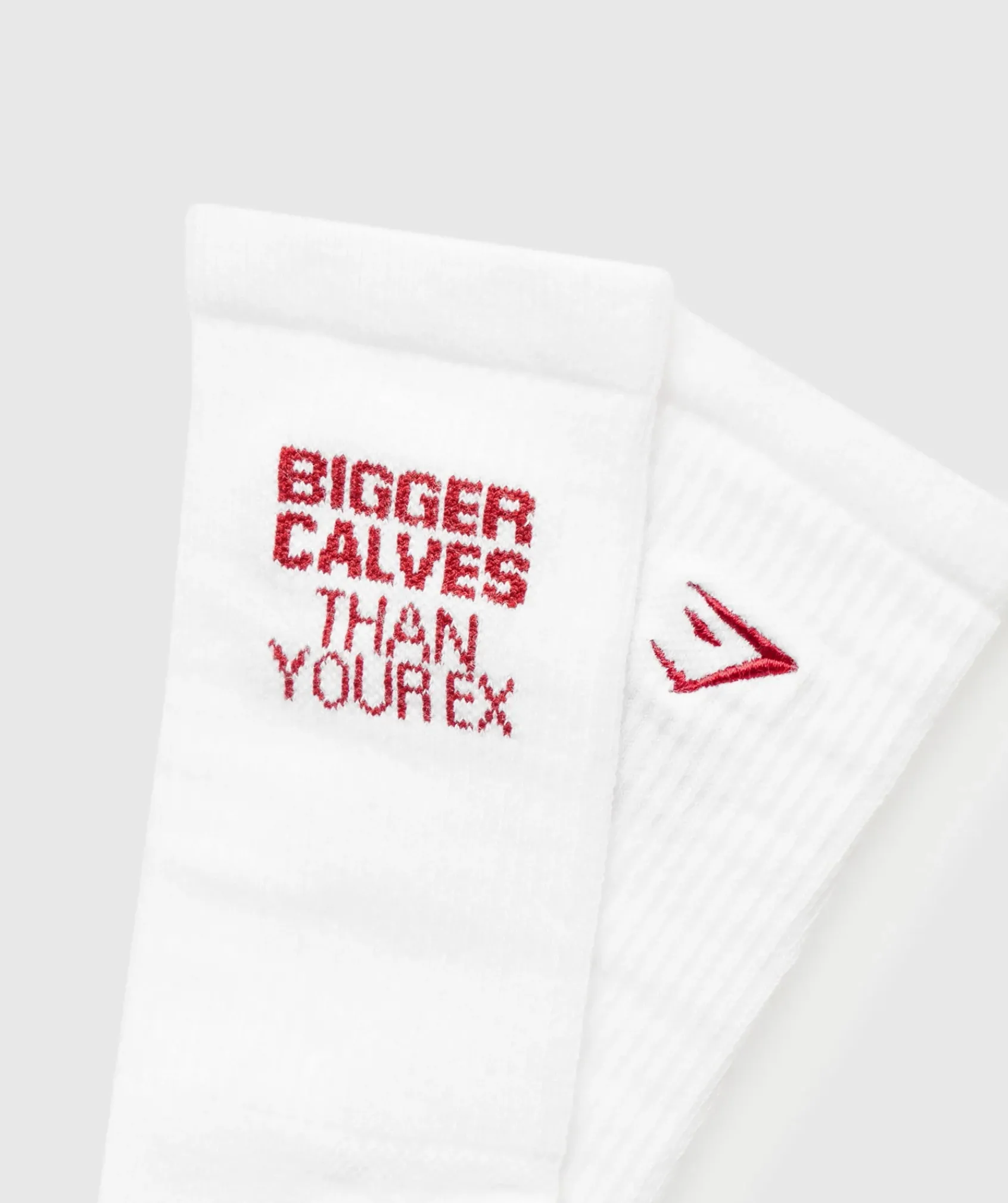 Gymshark Sportsokken|Crewsokken*Bigger Calves Than Your Ex Graphic Crew Socks