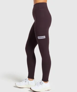 DAMES Gymshark Leggings|Hoog Getailleerd*Block Cotton Leggings