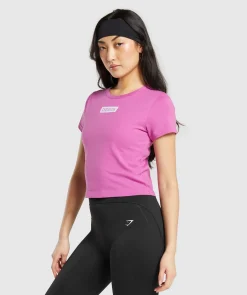 DAMES Gymshark Croptops|T-shirts*Block Crop Top