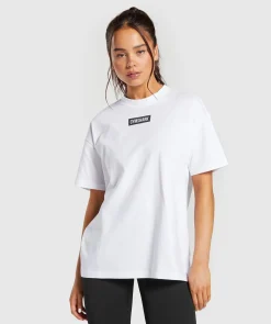 DAMES Gymshark Bedekkende Sportkleding|T-shirts*Block Oversized T-Shirt