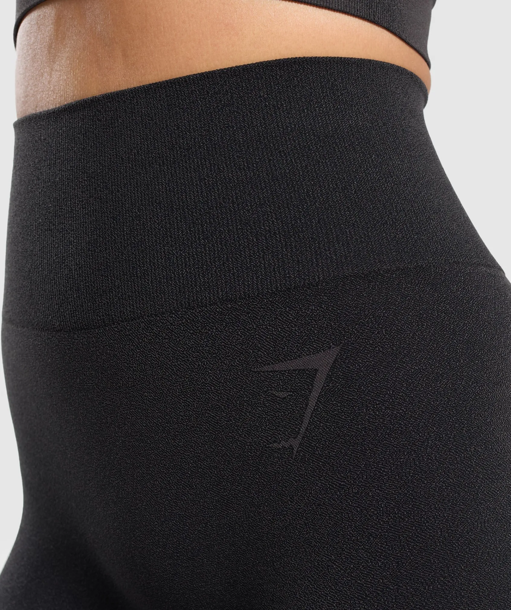 DAMES Gymshark Zwarte Leggings|Hoog Getailleerd*Blur Seamless Flared Leggings