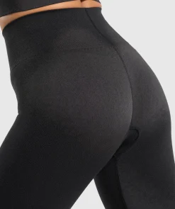 DAMES Gymshark Zwarte Leggings|Hoog Getailleerd*Blur Seamless Flared Leggings