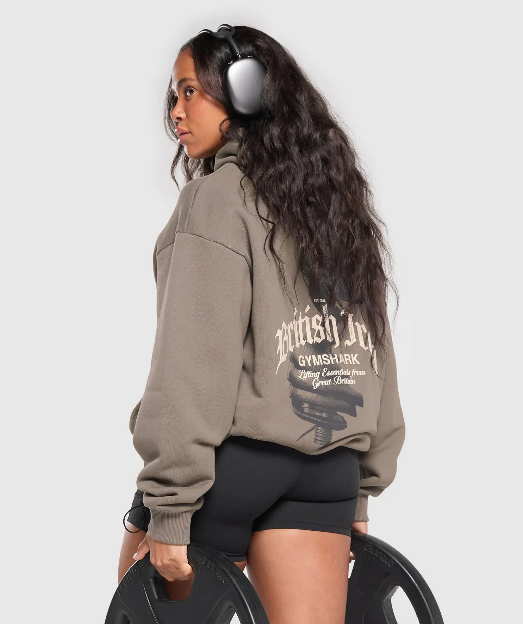 DAMES Gymshark Hoodies & Truien*British Iron Heavyweight Hoodie