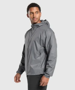 Heren Gymshark Sportjacks|Outerwear*Bude Packaway Shell
