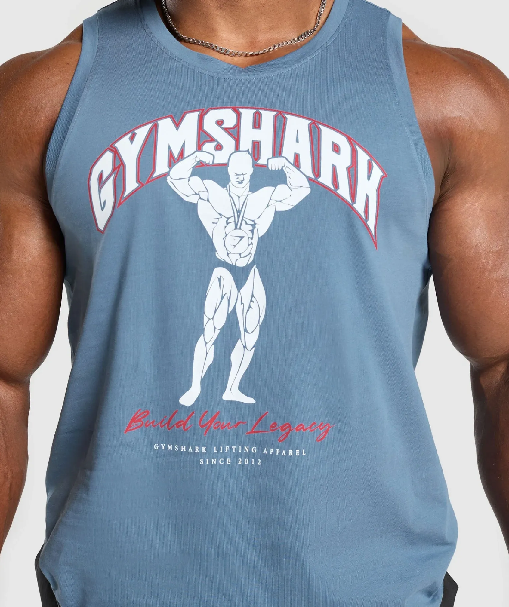 Heren Gymshark Tanktops*Build Your Legacy Graphic Tank