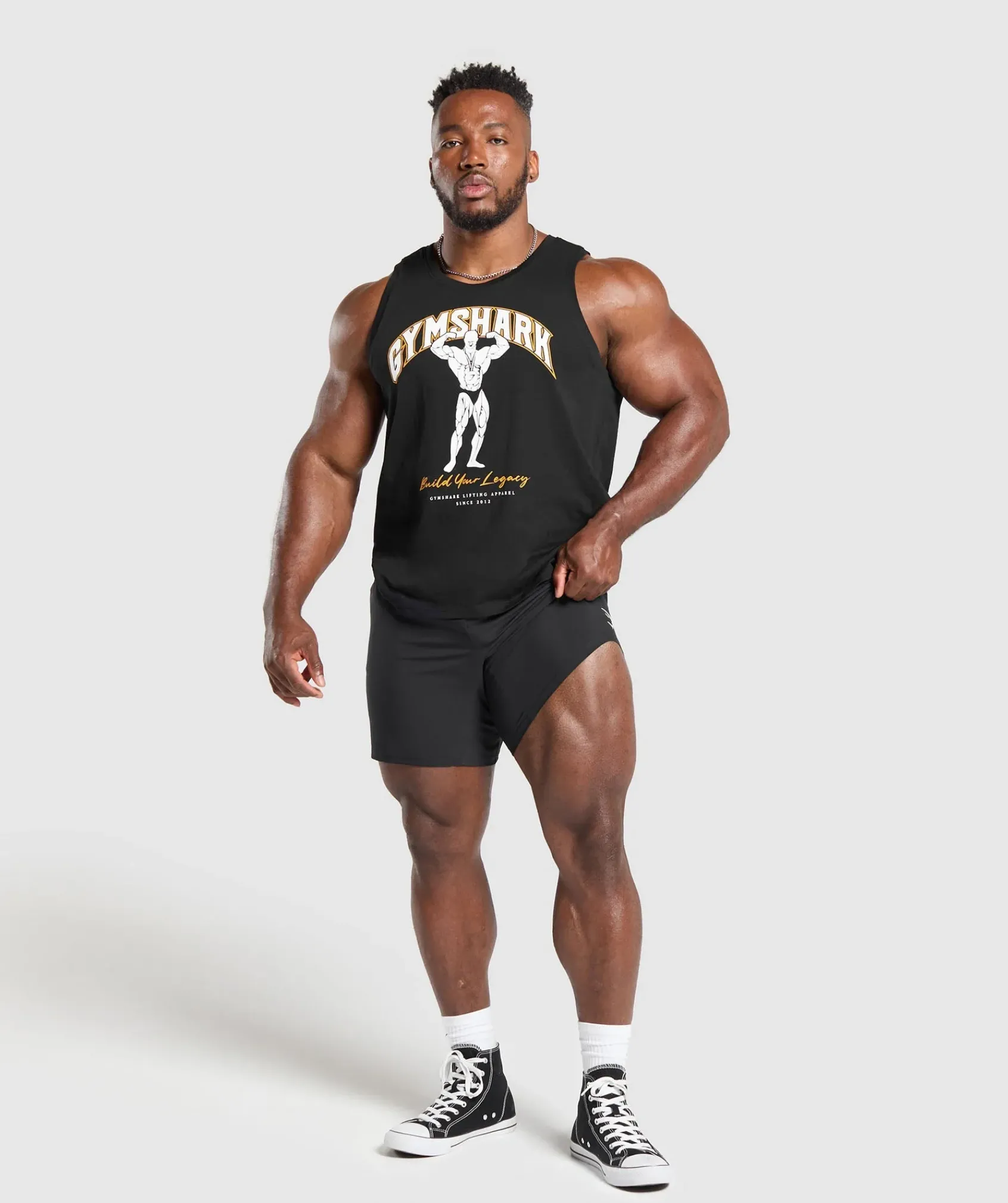 Heren Gymshark Tanktops*Build Your Legacy Graphic Tank