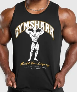 Heren Gymshark Tanktops*Build Your Legacy Graphic Tank