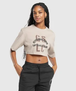 DAMES Gymshark Croptops|T-shirts*Built Crop Top