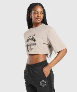 DAMES Gymshark Croptops|T-shirts*Built Crop Top