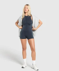DAMES Gymshark Sportjumpsuit*Caged Seamless All In One