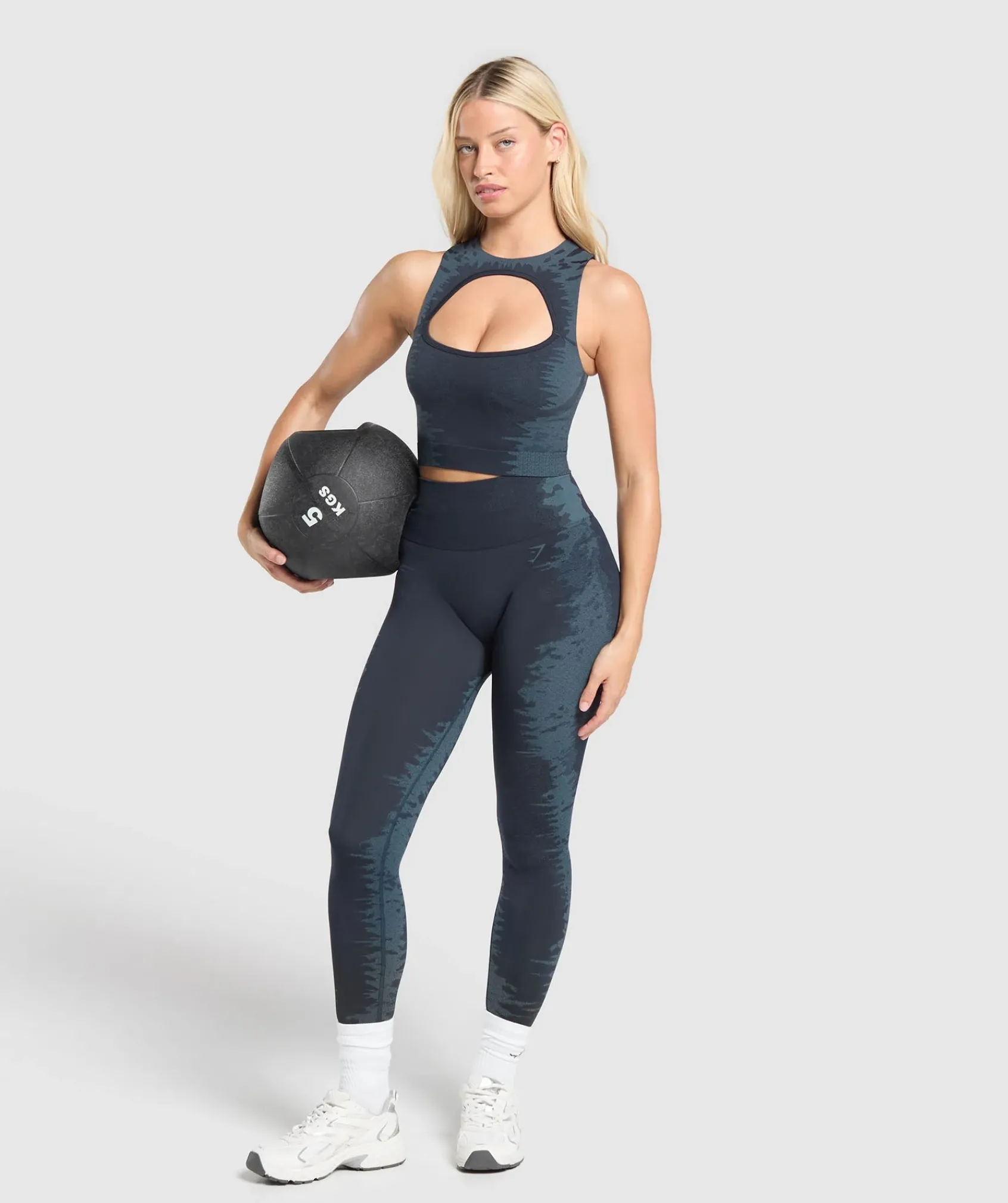 DAMES Gymshark Croptops*Caged Seamless Tank With Shelf