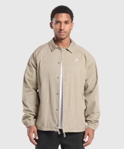 Heren Gymshark Outerwear*Canvas Coach Jacket