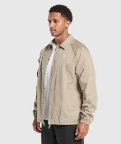 Heren Gymshark Outerwear*Canvas Coach Jacket