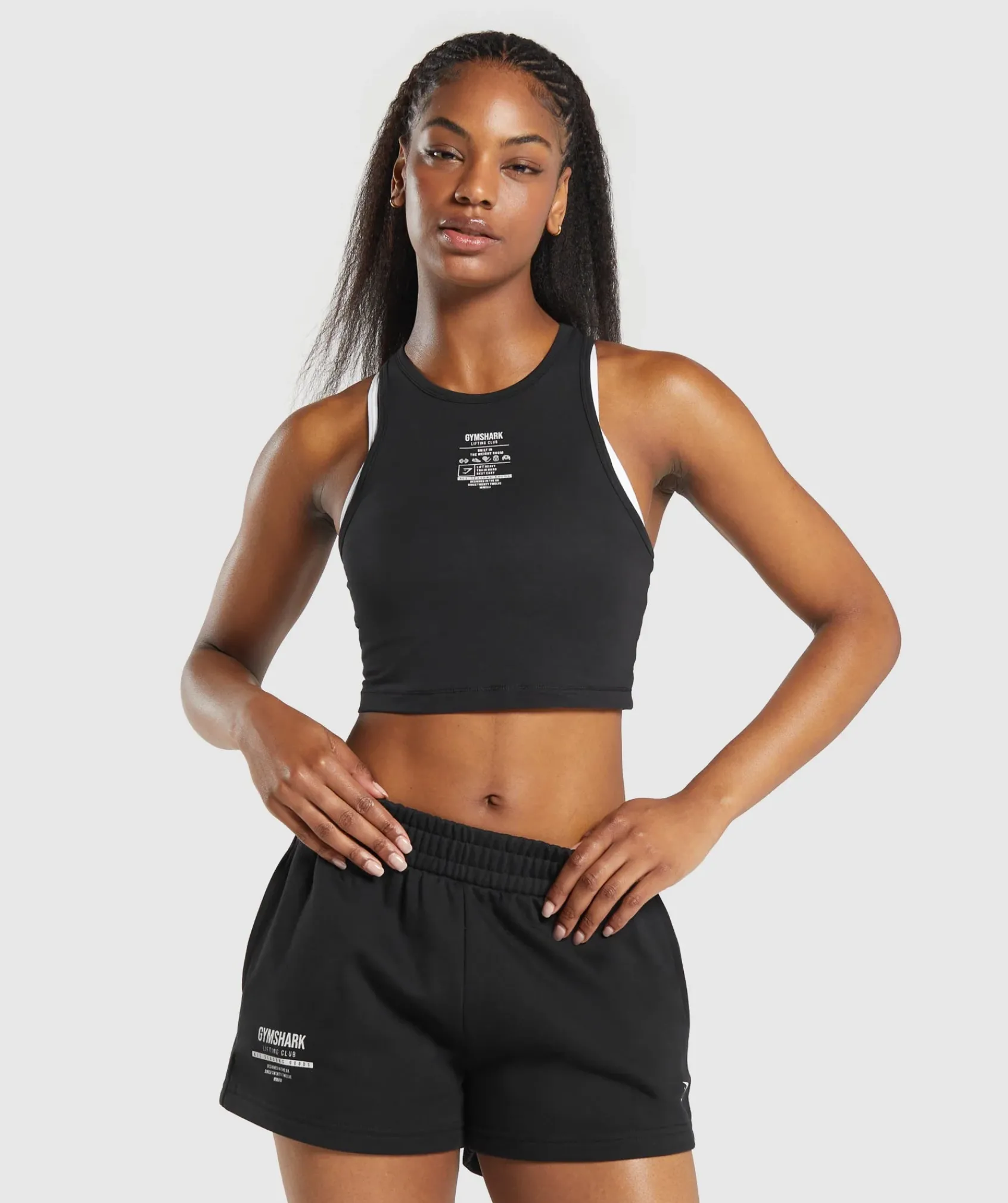 DAMES Gymshark Croptops|T-shirts*Care Label Graphic Cropped Tank