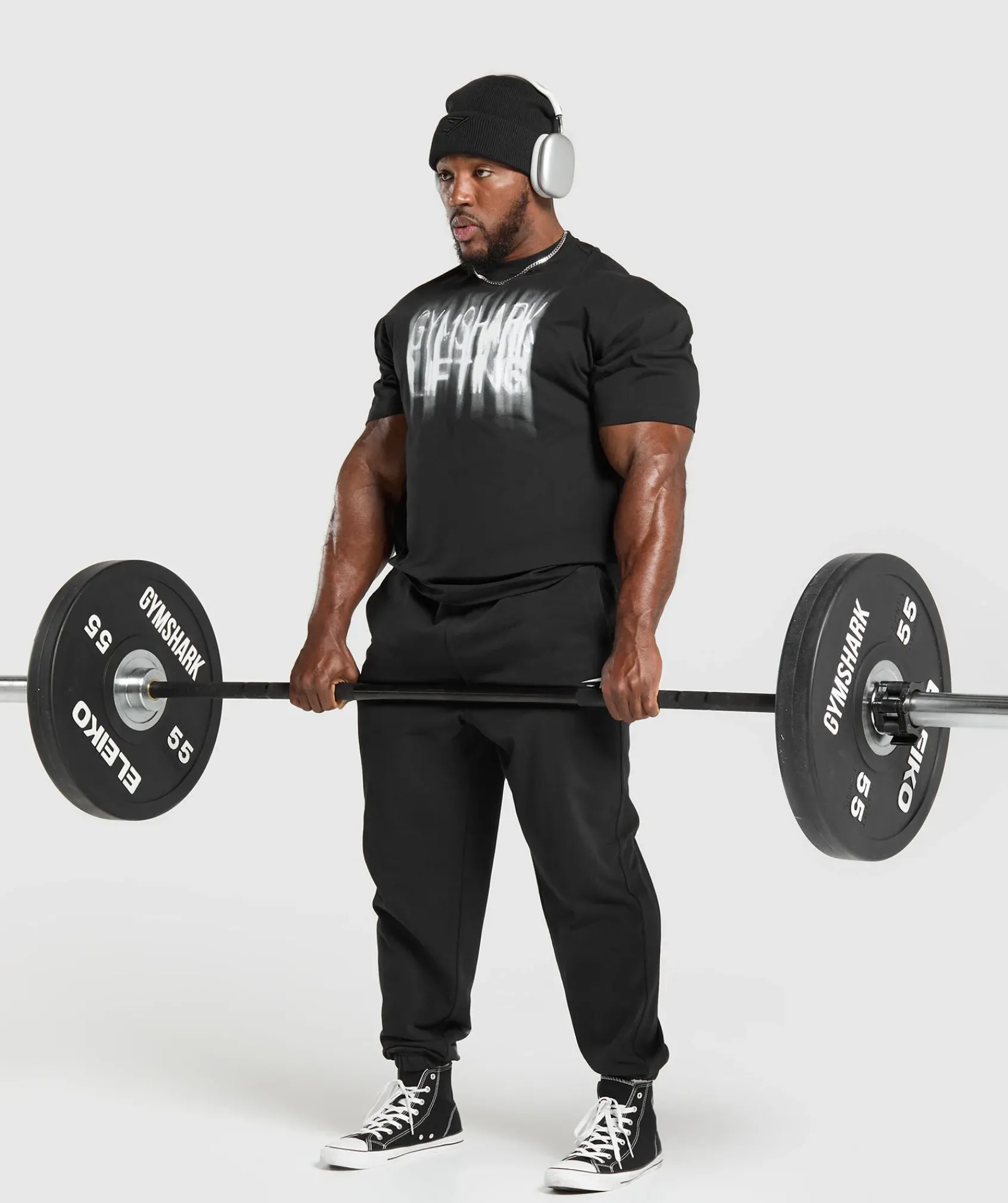 Heren Gymshark T-shirts*Chalk T-Shirt