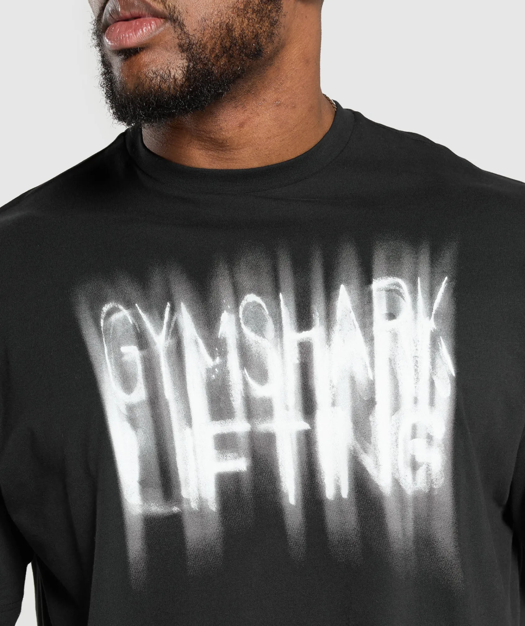 Heren Gymshark T-shirts*Chalk T-Shirt