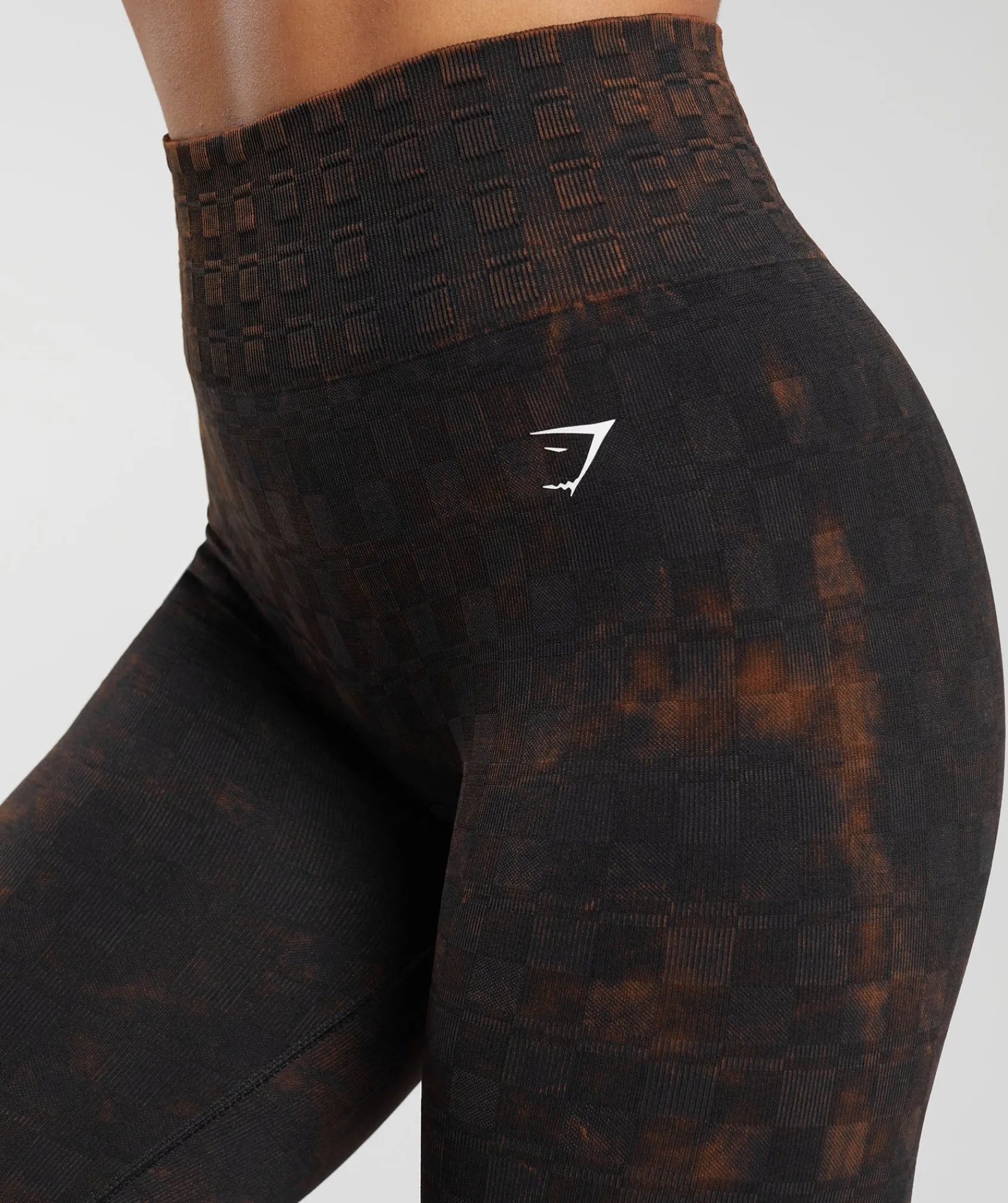 DAMES Gymshark Leggings|Zwarte Leggings*Check Seamless Washed Leggings