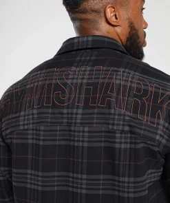 Heren Gymshark T-shirts*Check Shirt