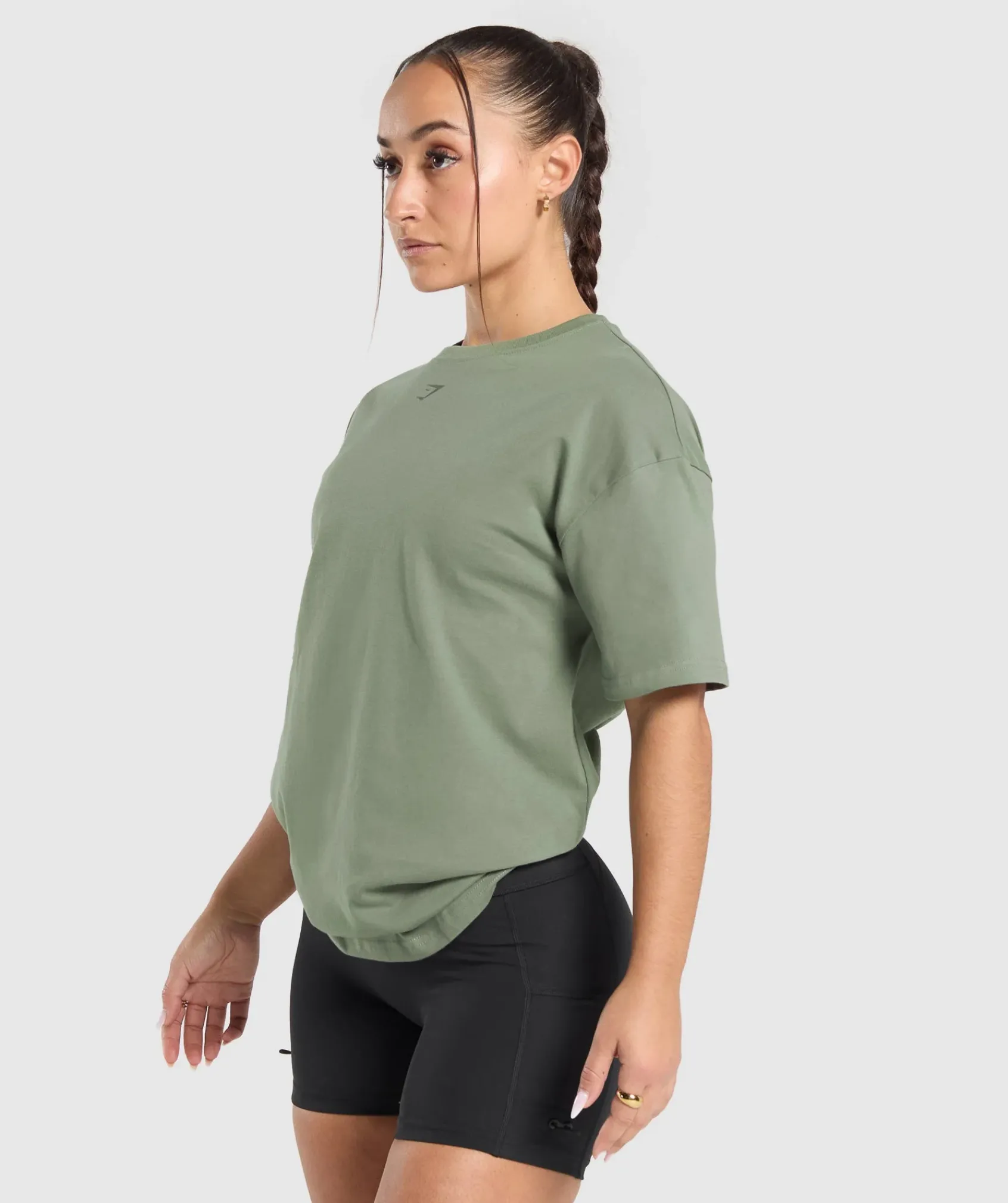 DAMES Gymshark Bedekkende Sportkleding|T-shirts*Collegiate Oversized T-Shirt