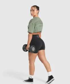 DAMES Gymshark Bedekkende Sportkleding|T-shirts*Collegiate Oversized T-Shirt