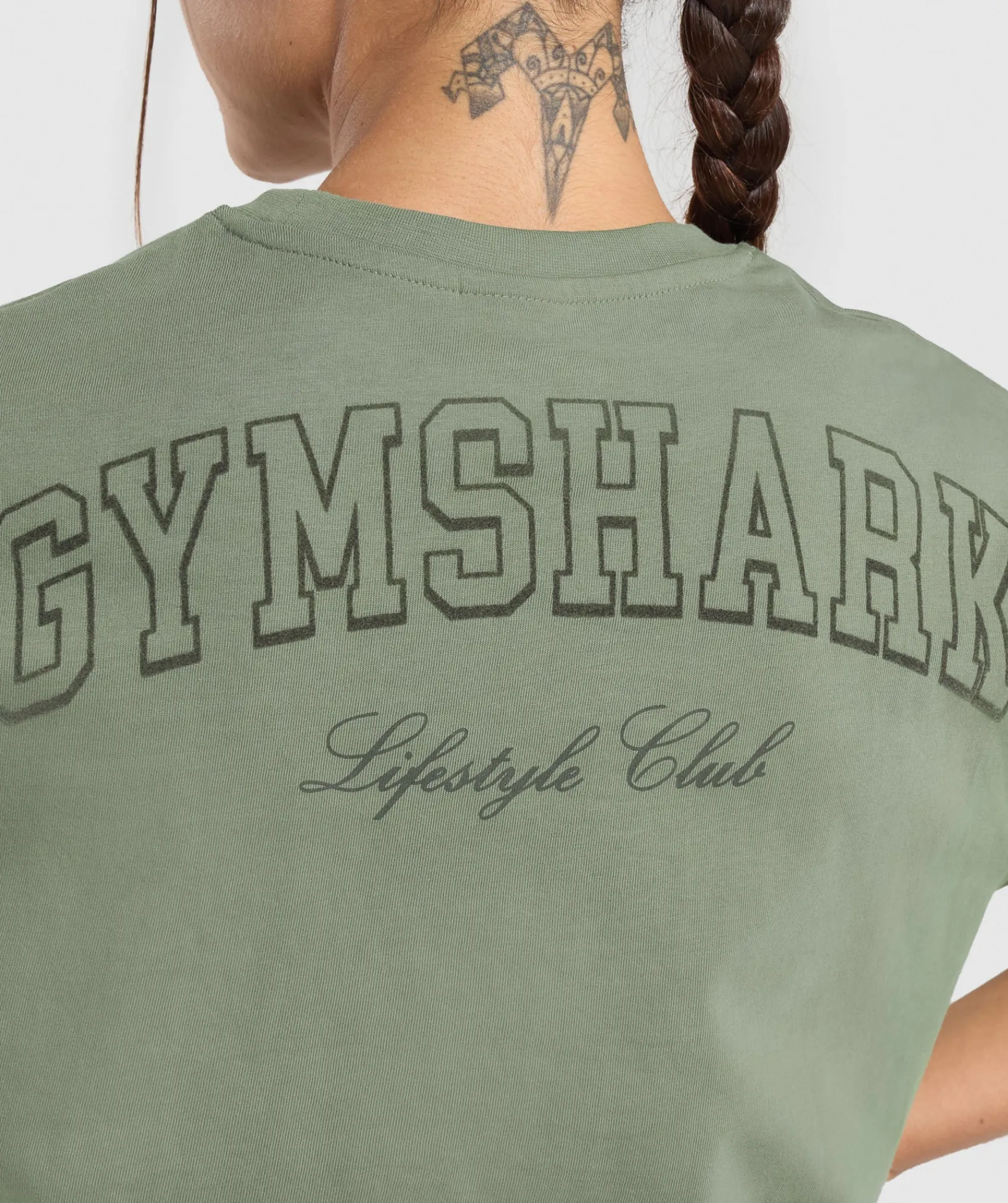 DAMES Gymshark Bedekkende Sportkleding|T-shirts*Collegiate Oversized T-Shirt