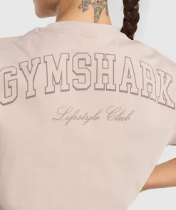DAMES Gymshark Bedekkende Sportkleding|T-shirts*Collegiate Oversized T-Shirt
