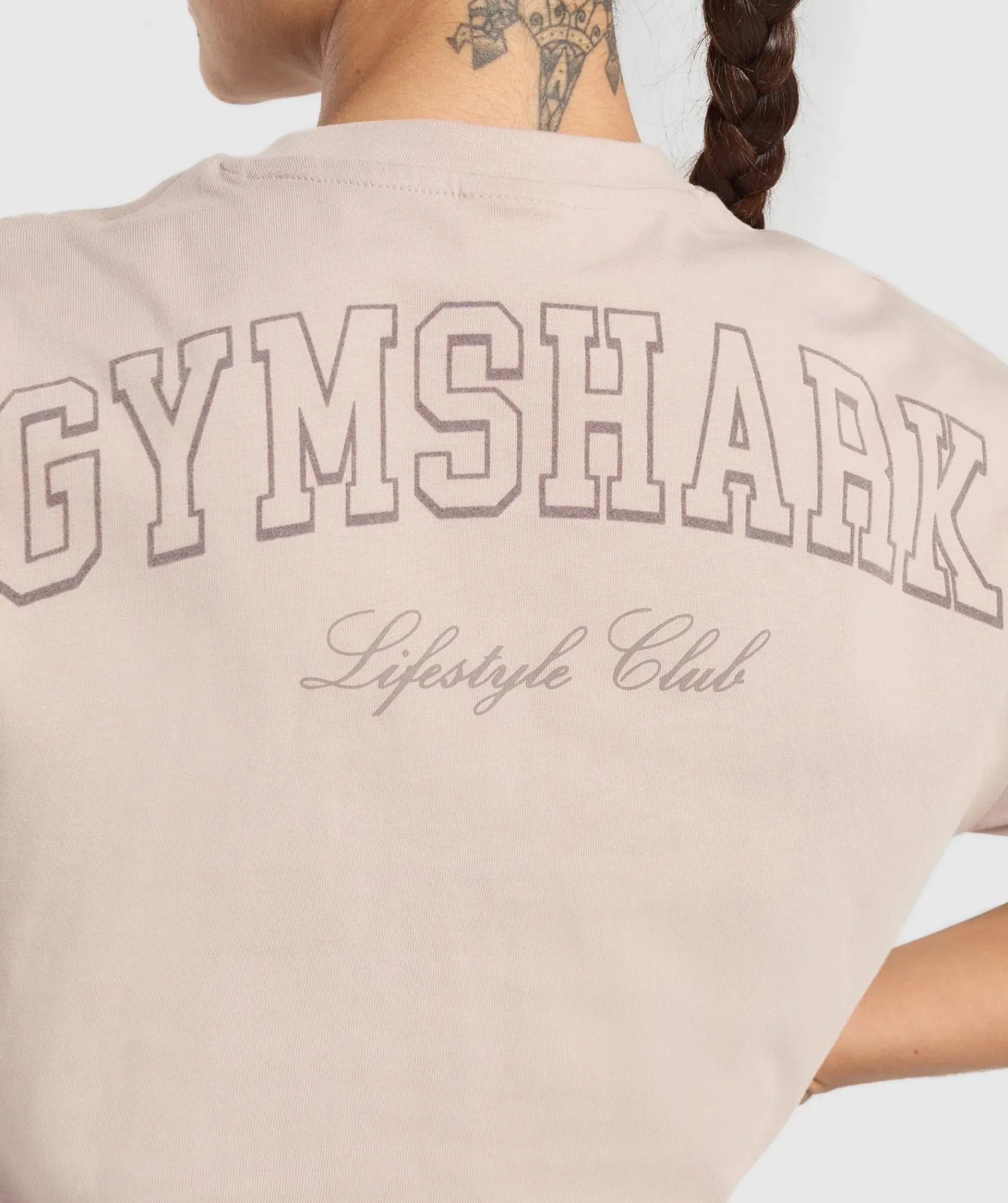 DAMES Gymshark Bedekkende Sportkleding|T-shirts*Collegiate Oversized T-Shirt
