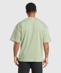 Heren Gymshark T-shirts*Collegiate T-Shirt