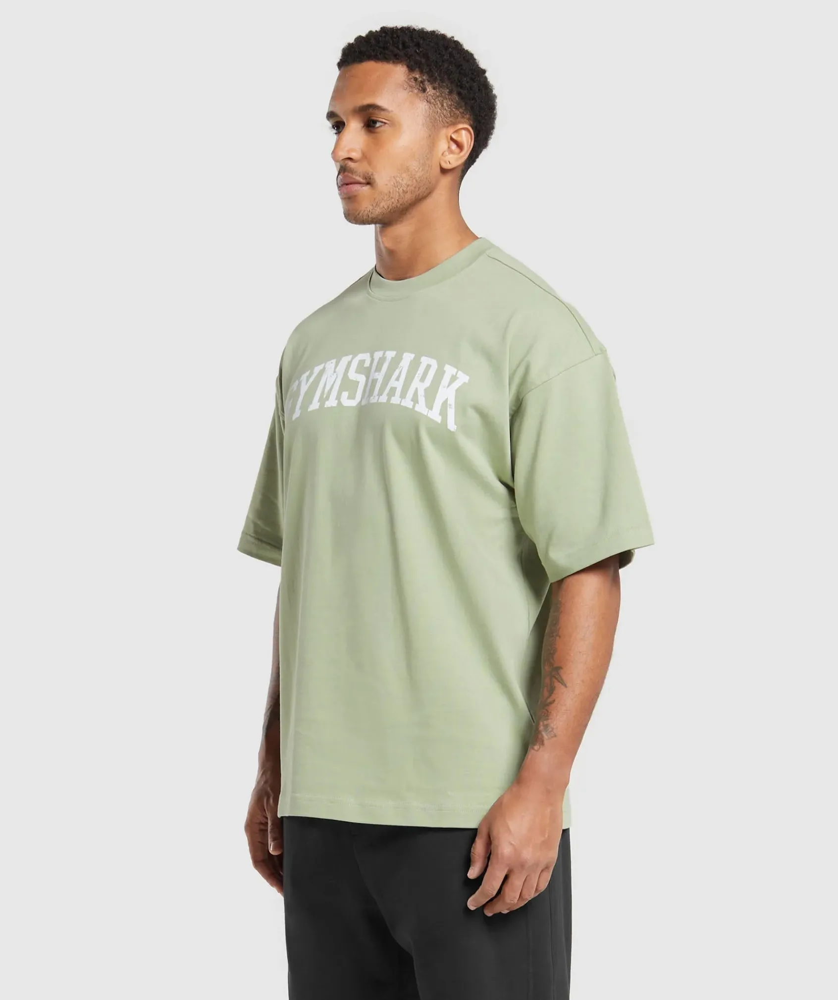 Heren Gymshark T-shirts*Collegiate T-Shirt